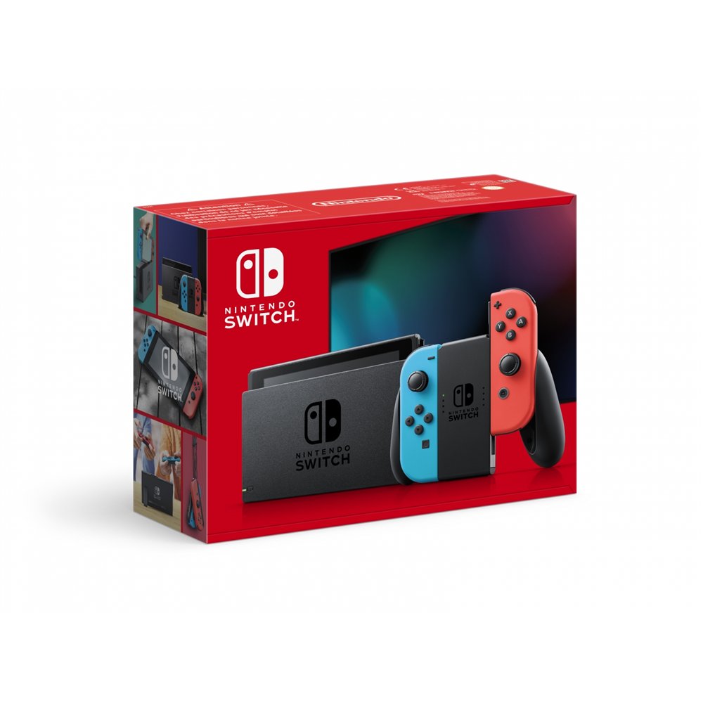 nintendo switch videoconsola portátil 15,8 cm (6.2") 32 gb pantalla táctil wifi azul, gris, rojo