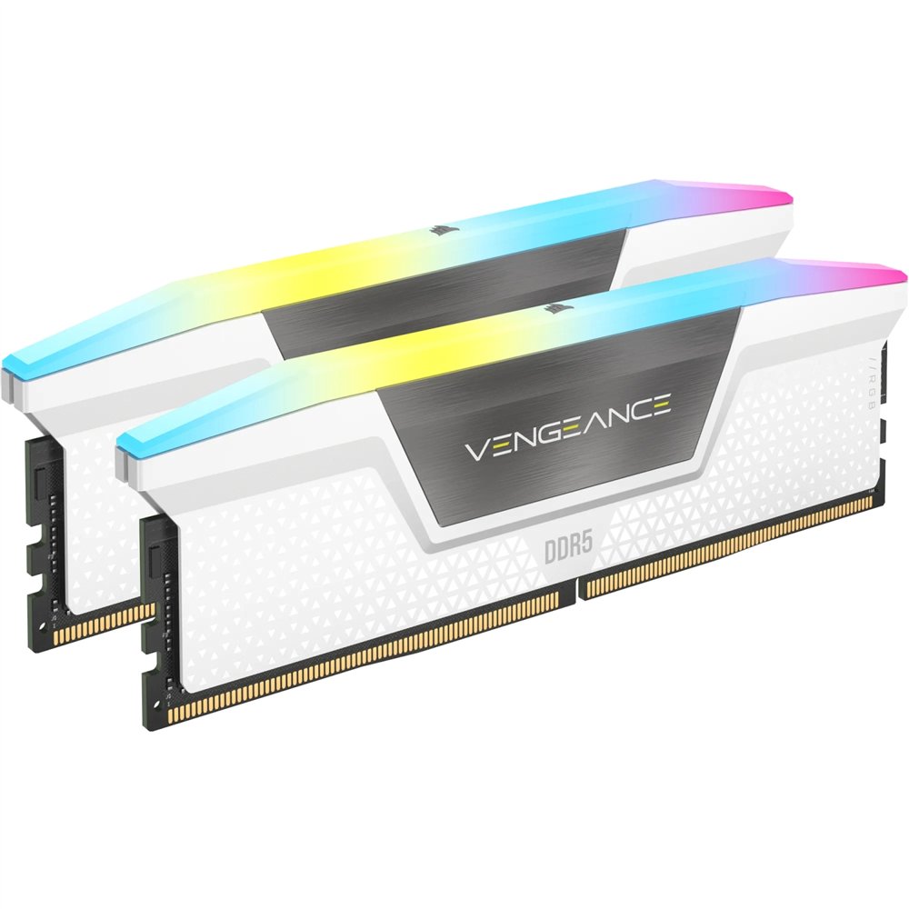corsair vengeance rgb cmh32gx5m2b6000c30w módulo de memoria 32 gb 2 x 16 gb ddr4 6000 mhz