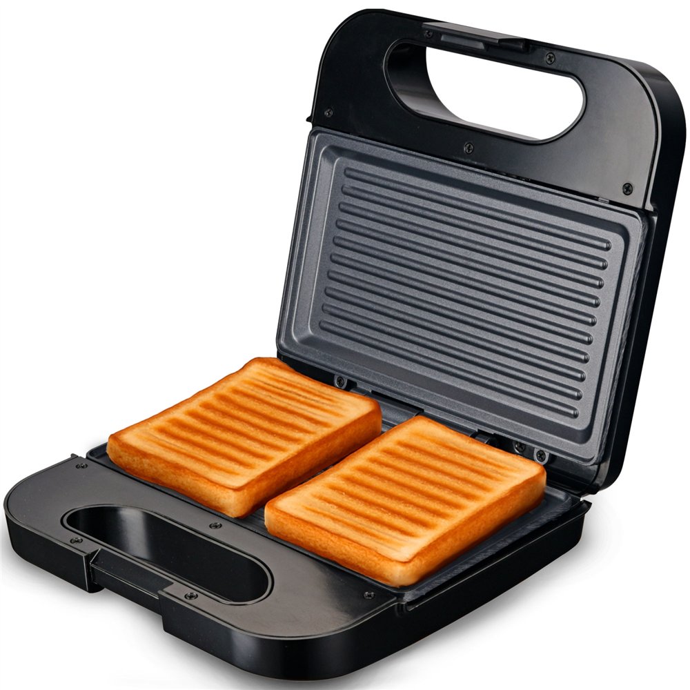 grunkel san-grillng sandwichera 750 w acero inoxidable