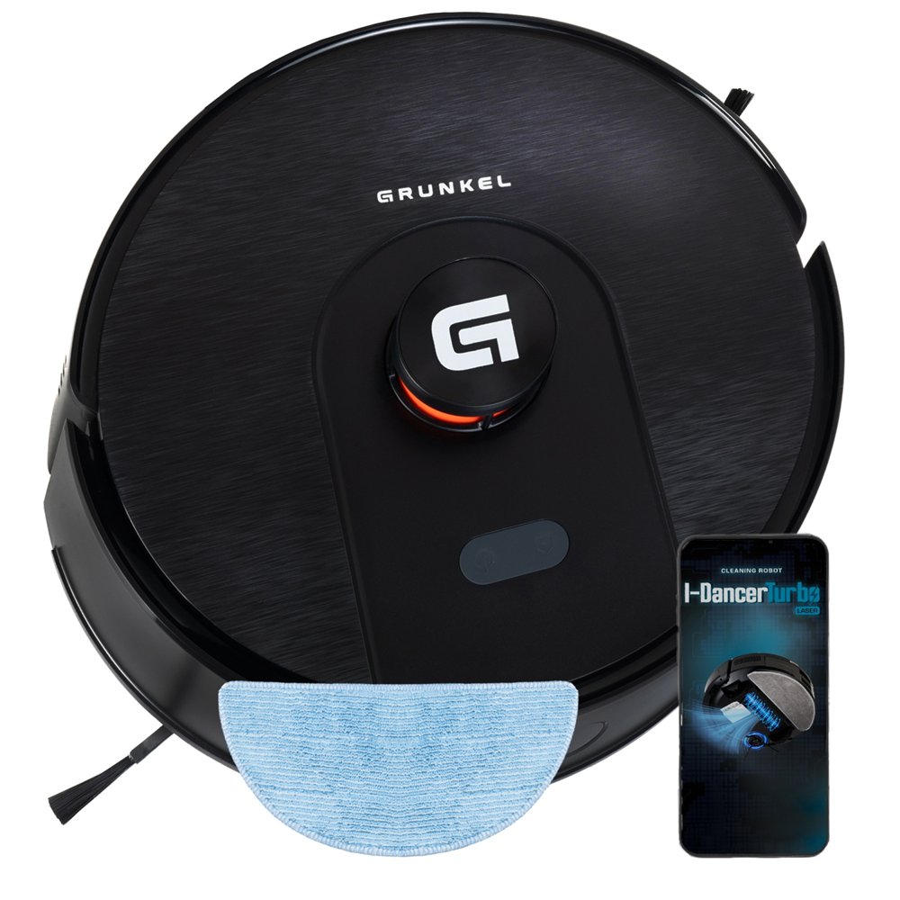 grunkel i-dancerturbolaser aspiradora robotizada 0,25 l negro