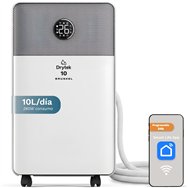 grunkel dh-10dt deshumidificador 2 l 42 db gris, blanco