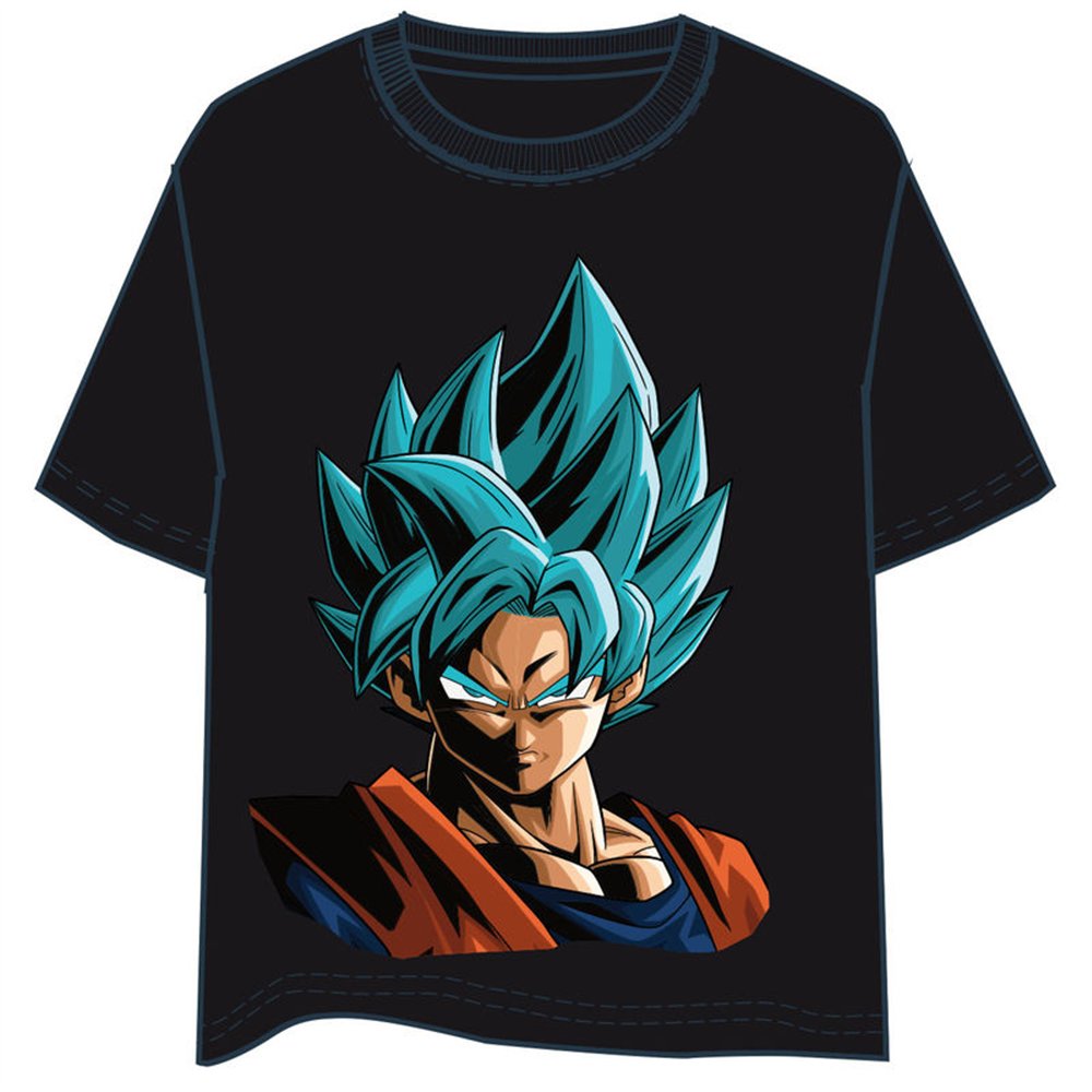 camiseta son goku super saiyan blue dragon ball adulto