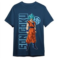 camiseta goku super saiyan dragon ball super adulto