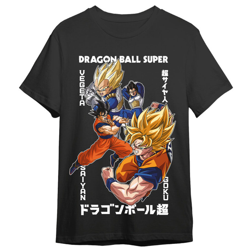 camiseta vegeta & goku dragon ball super adulto