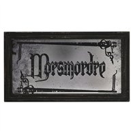 placa espejo marca tenebrosa dark arts harry potter