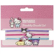 set pulseras hello kitty & friends