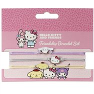 set pulseras hello kitty & friends