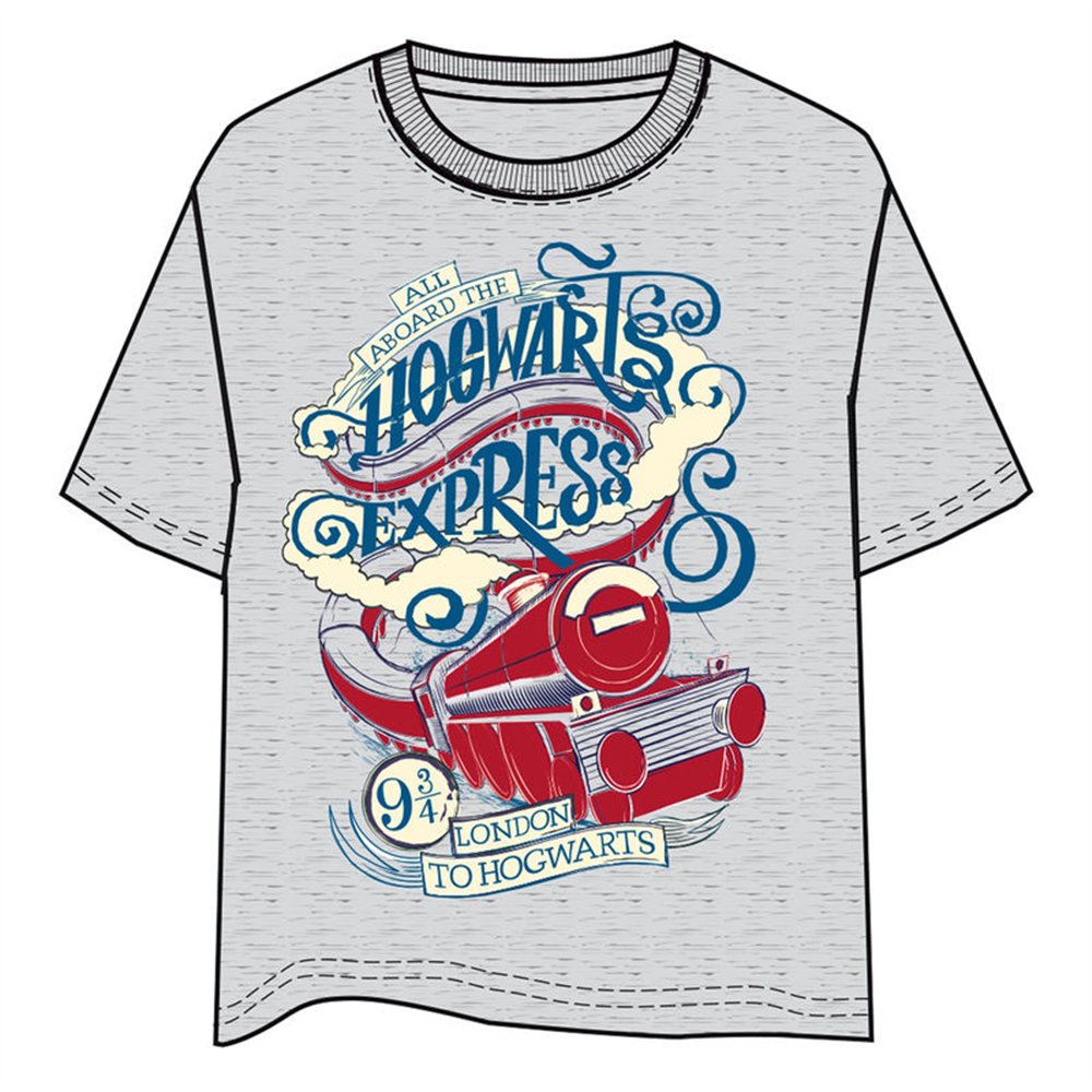 camiseta hogwarts express harry potter adulto