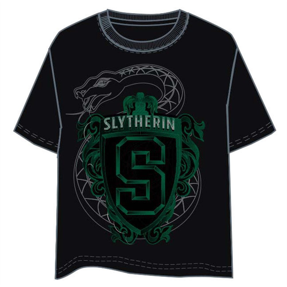 camiseta slytherin harry potter adulto