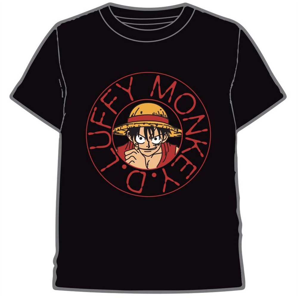 camiseta luffy monkey one piece adulto