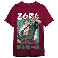 camiseta roronoa zoro one piece adulto
