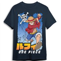 camiseta monkey d. luffy one piece adulto