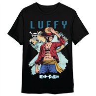 camiseta monkey d. luffy map one piece adulto