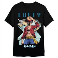 camiseta monkey d. luffy map one piece adulto