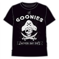 camiseta never say die the goonies adulto