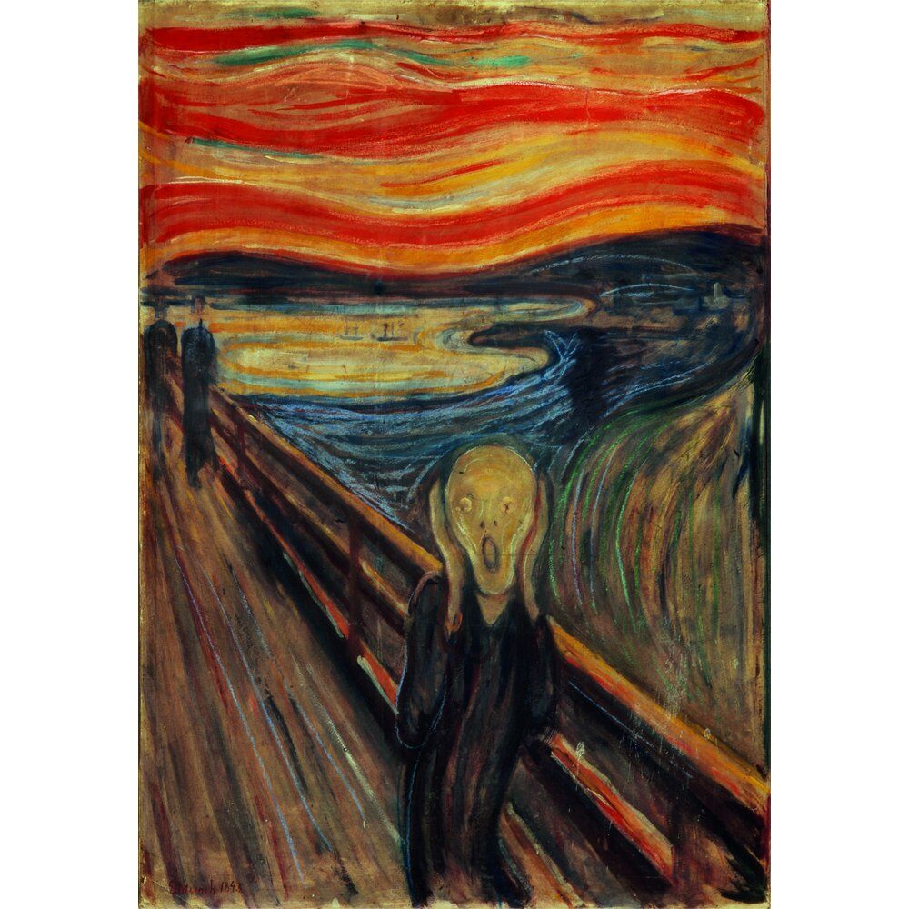 puzzle the scream munch museum 1000pzs