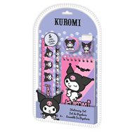set papeleria kuromi hello kitty 5pzs
