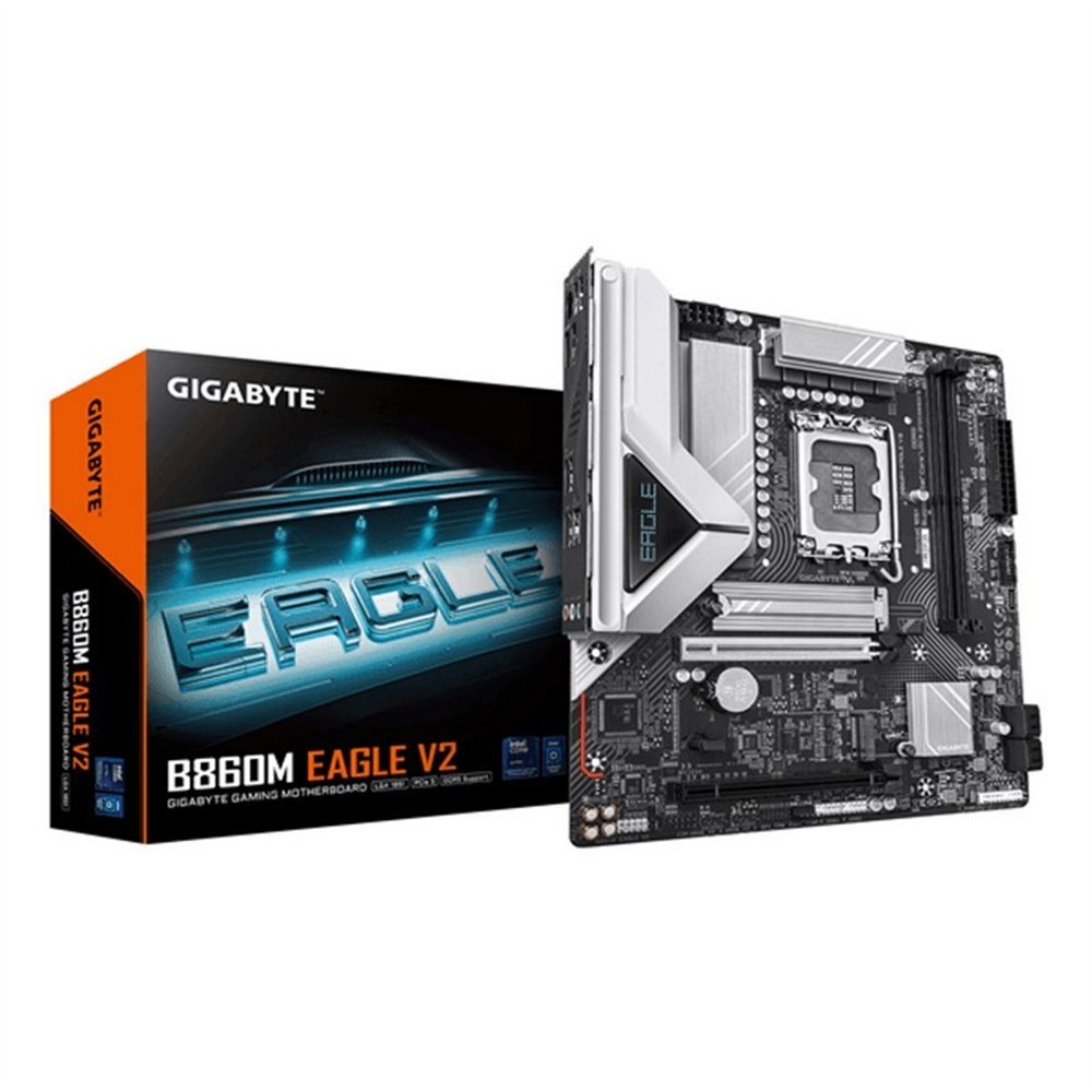 placa base gigabyte b860m ealgle matx 2xddr5 hdmi + dp