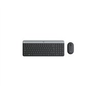 logitech mk470 teclado y raton rf inalambrico universal qwertz aleman grafito