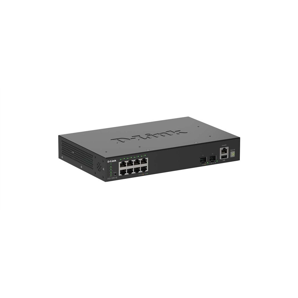 d-link dgs-1530-10 gestionado l2 gigabit ethernet (10/100/1000) negro