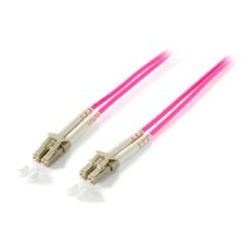 fibra óptica equip lc/m om4 10m gris/violeta (eq255516)