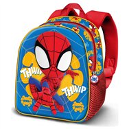 mochila 3d web out spiderman marvel 31cm