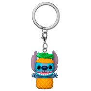 llavero pocket pop disney lilo & stitch - stitch in pineapple