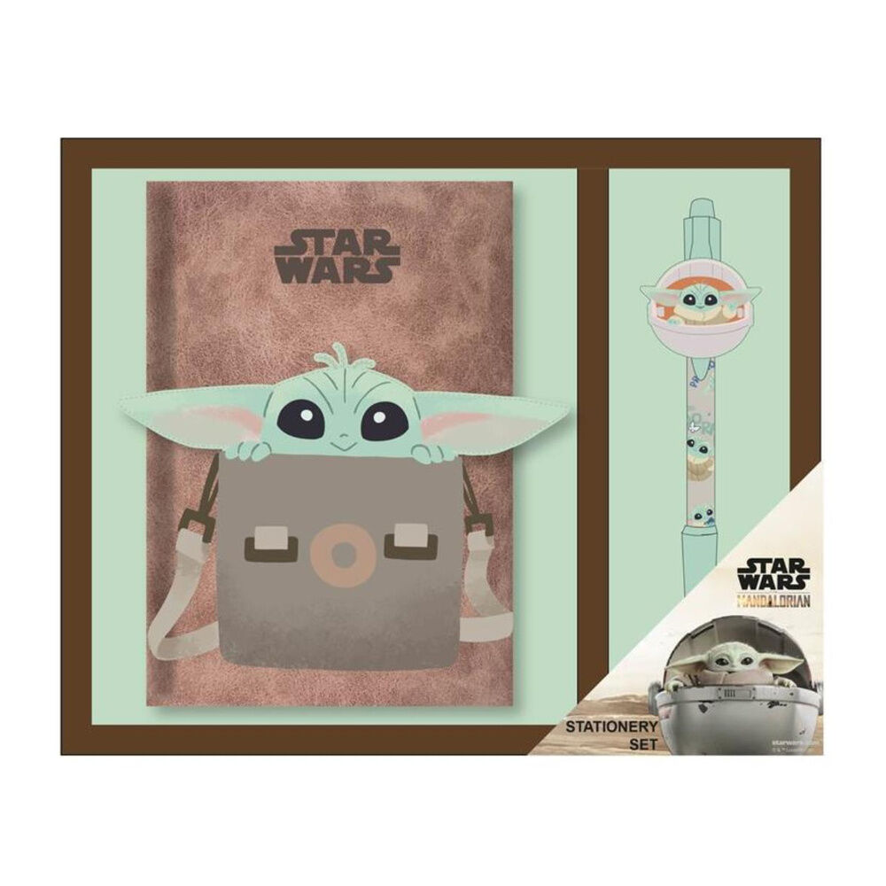 set papeleria the mandalorian grogu star wars