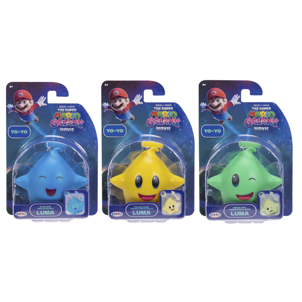 figura lumas super mario galaxy movie super mario bros 6cm surtido