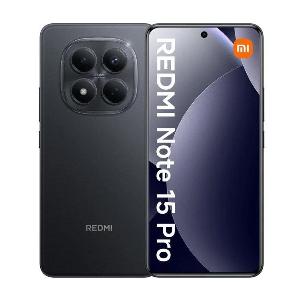 smartphone xiaomi redmi note 15 pro 6.83 12gb/512gb/200mp/nfc/4g black