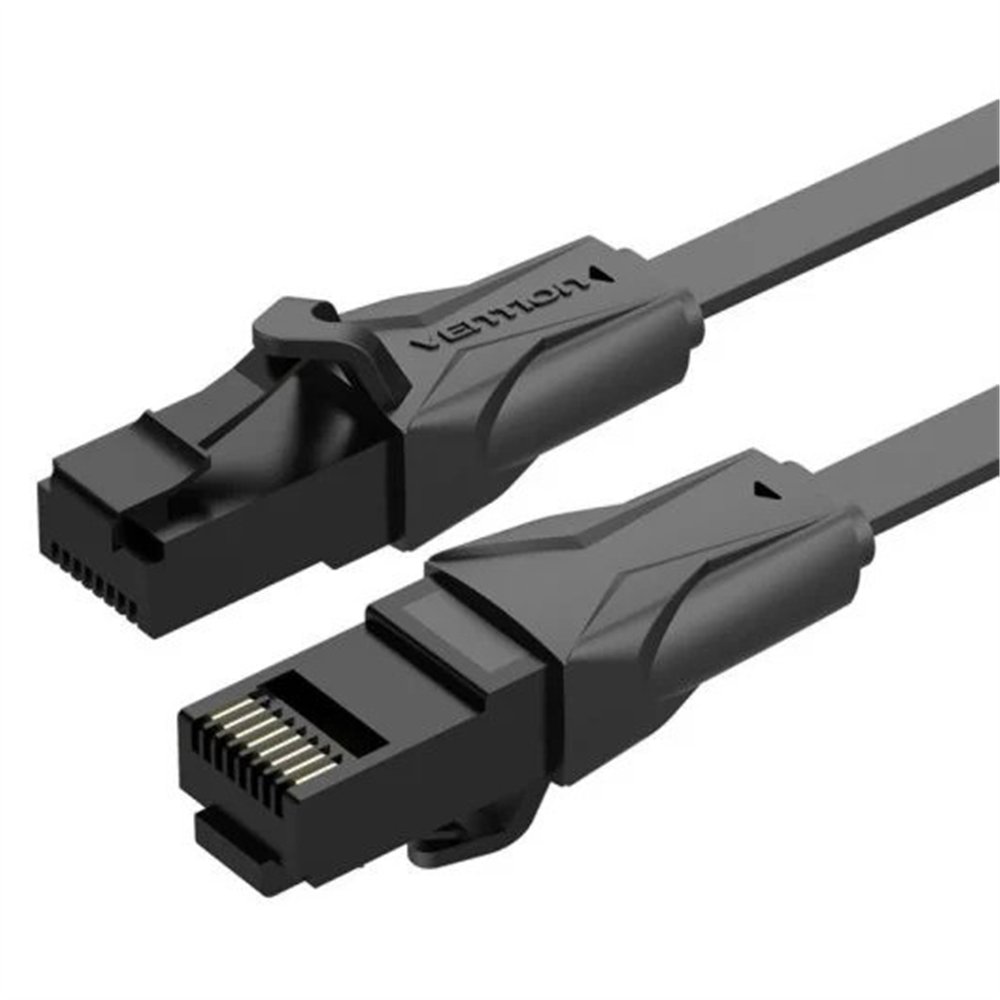 cable de red cat6 utp 0.75m vention plano black