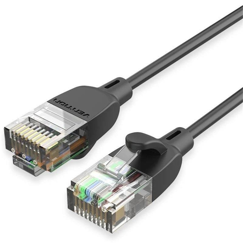 cable de red cat6a utp 1.5m vention black