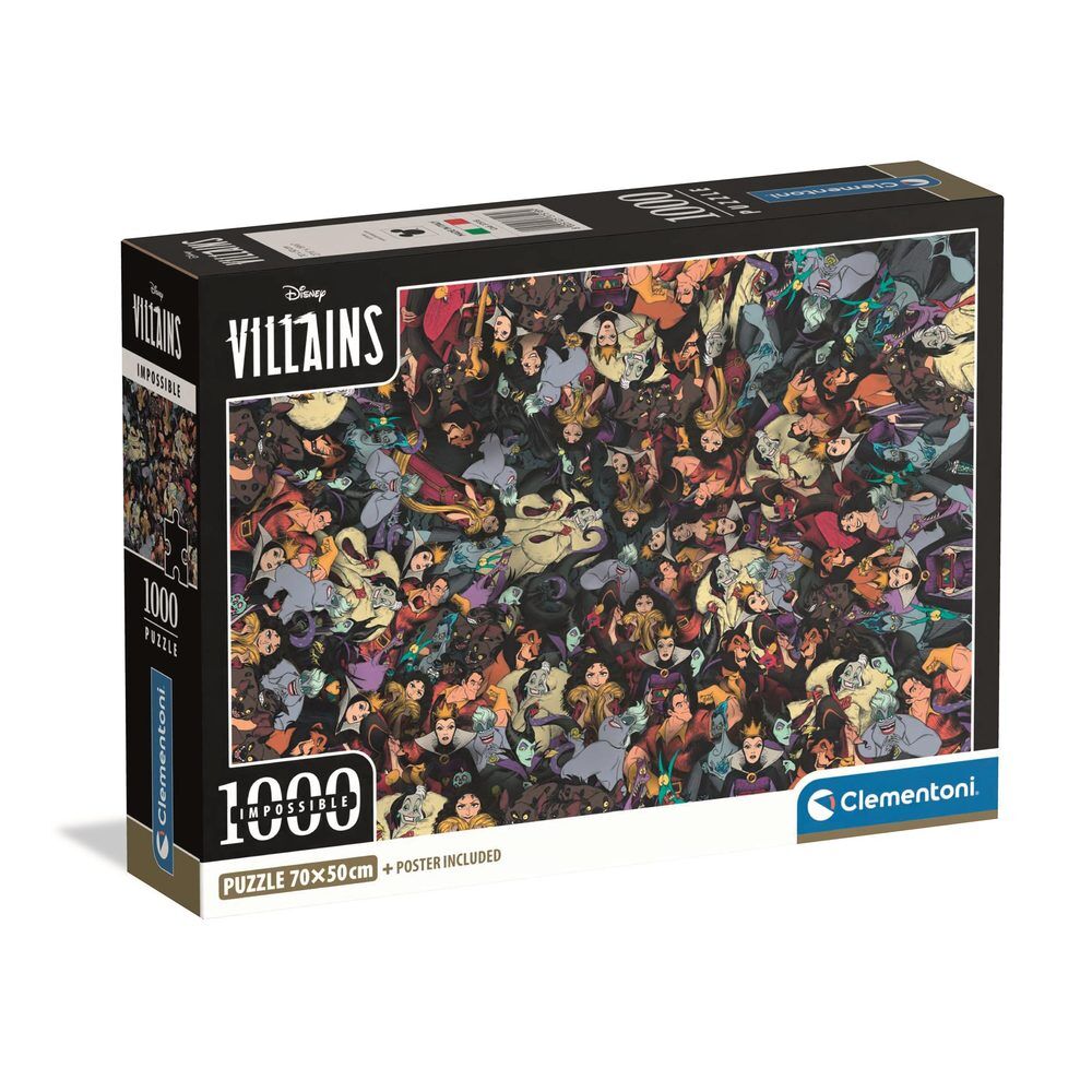 puzzle imposible villans disney 1000pzs