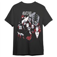 camiseta akatsuki naruto shippuden adulto