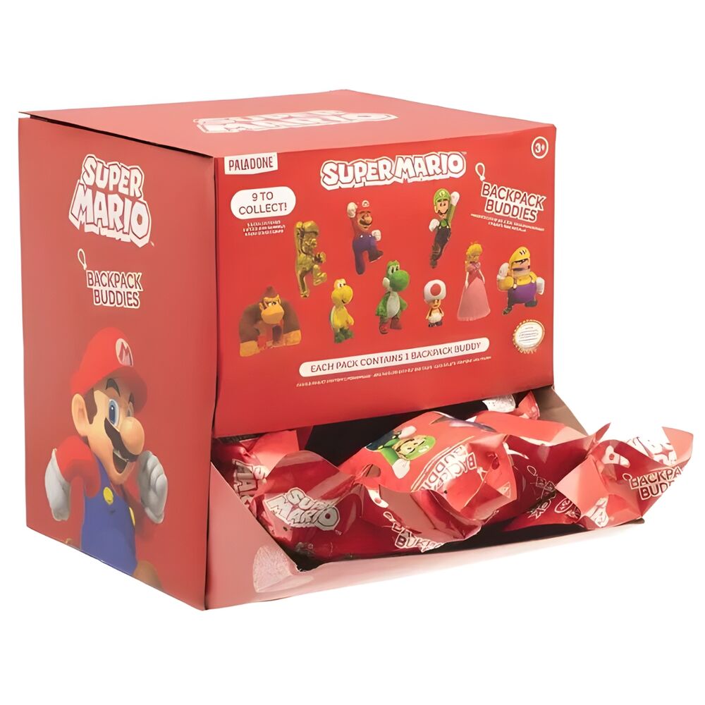mistery backpack buddies super mario surtido