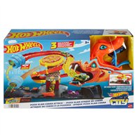 pista pizza slam ataque de cobra hot wheels