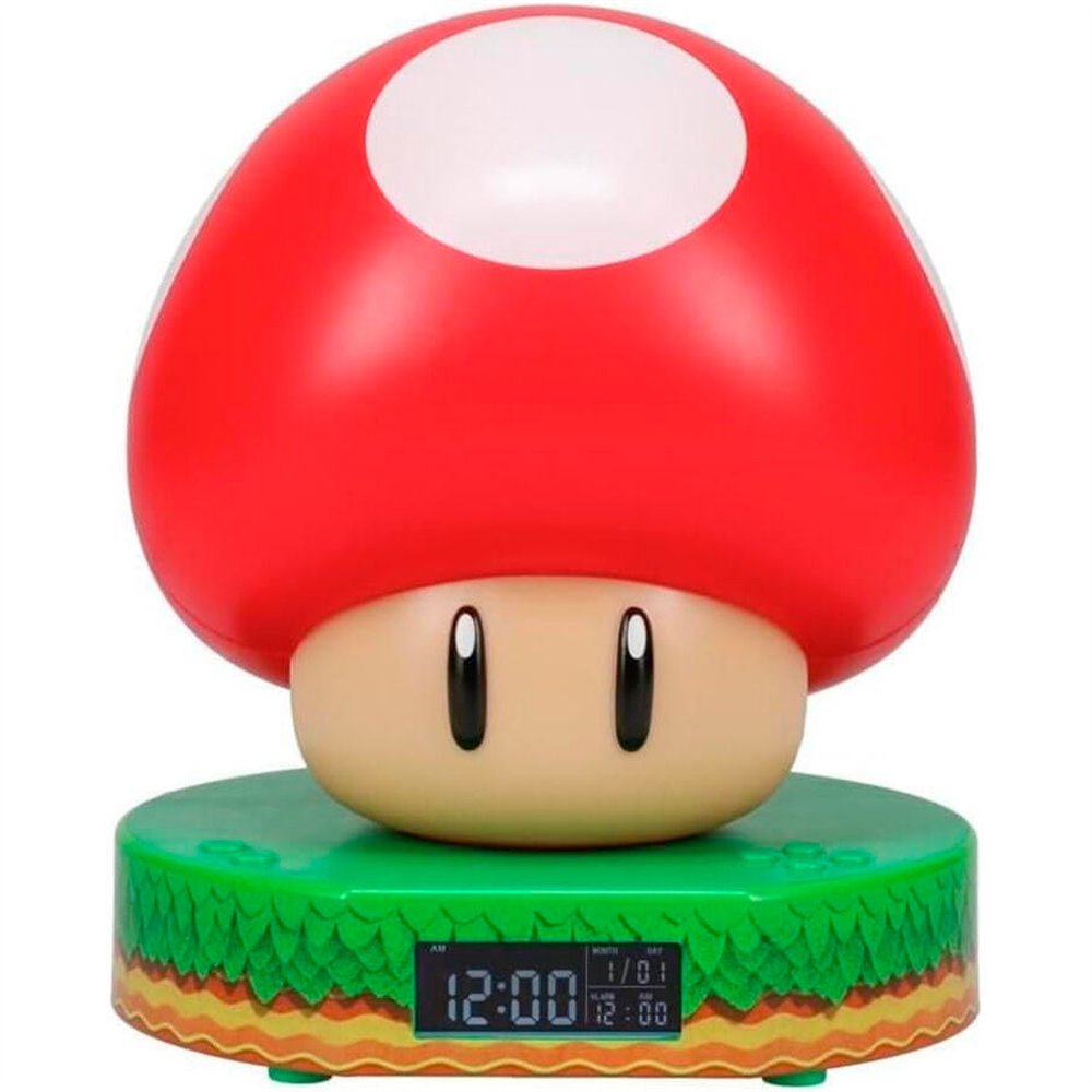 reloj despertador mushroom super mario bros