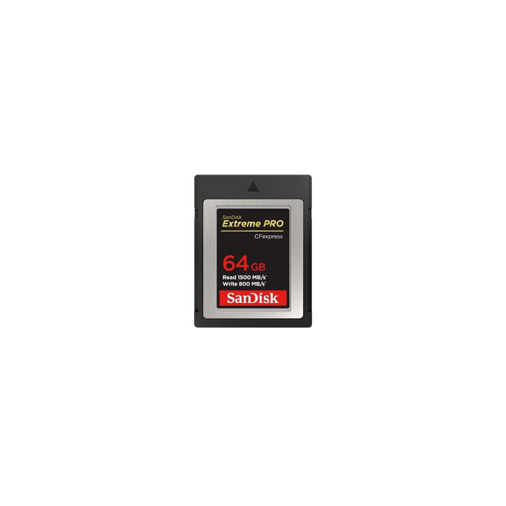 memoria sandisk extremepro flash cfexpress 64gb negro sdcfe-064g-gn4nn