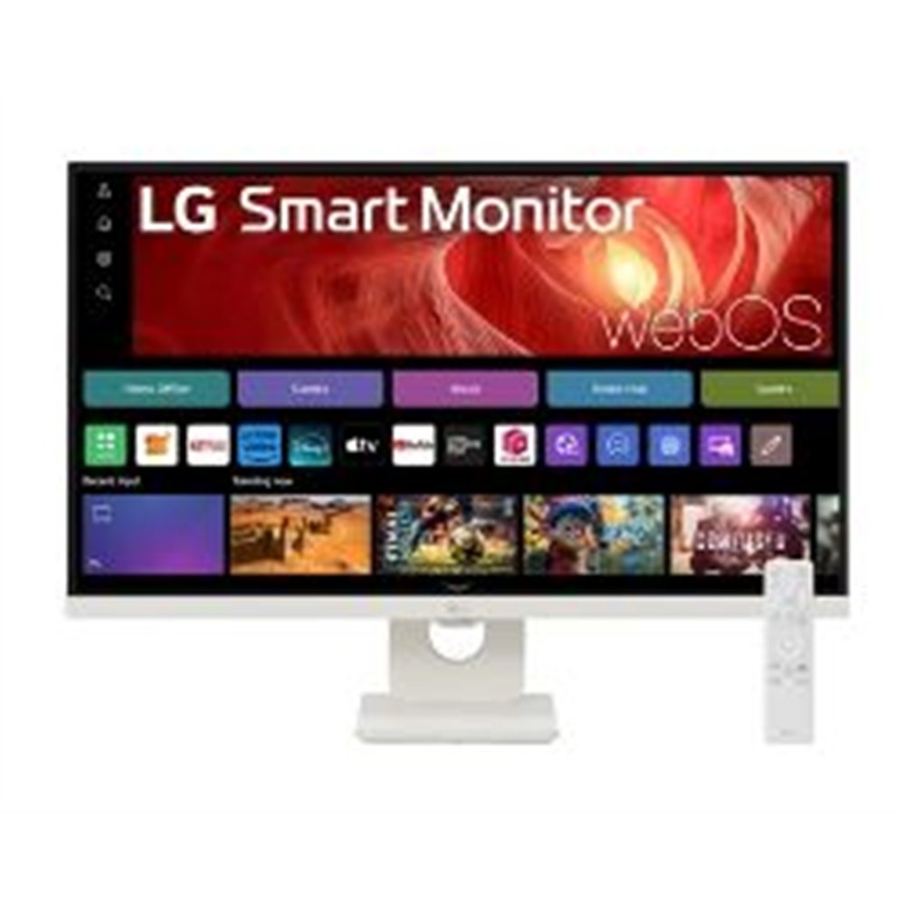 monitor lg 27" ips 4k 60hz smart tv blanco (27u731sa-w)