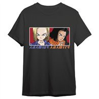 camiseta c18 & c17 dragon ball z adulto