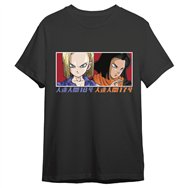 camiseta c18 & c17 dragon ball z adulto