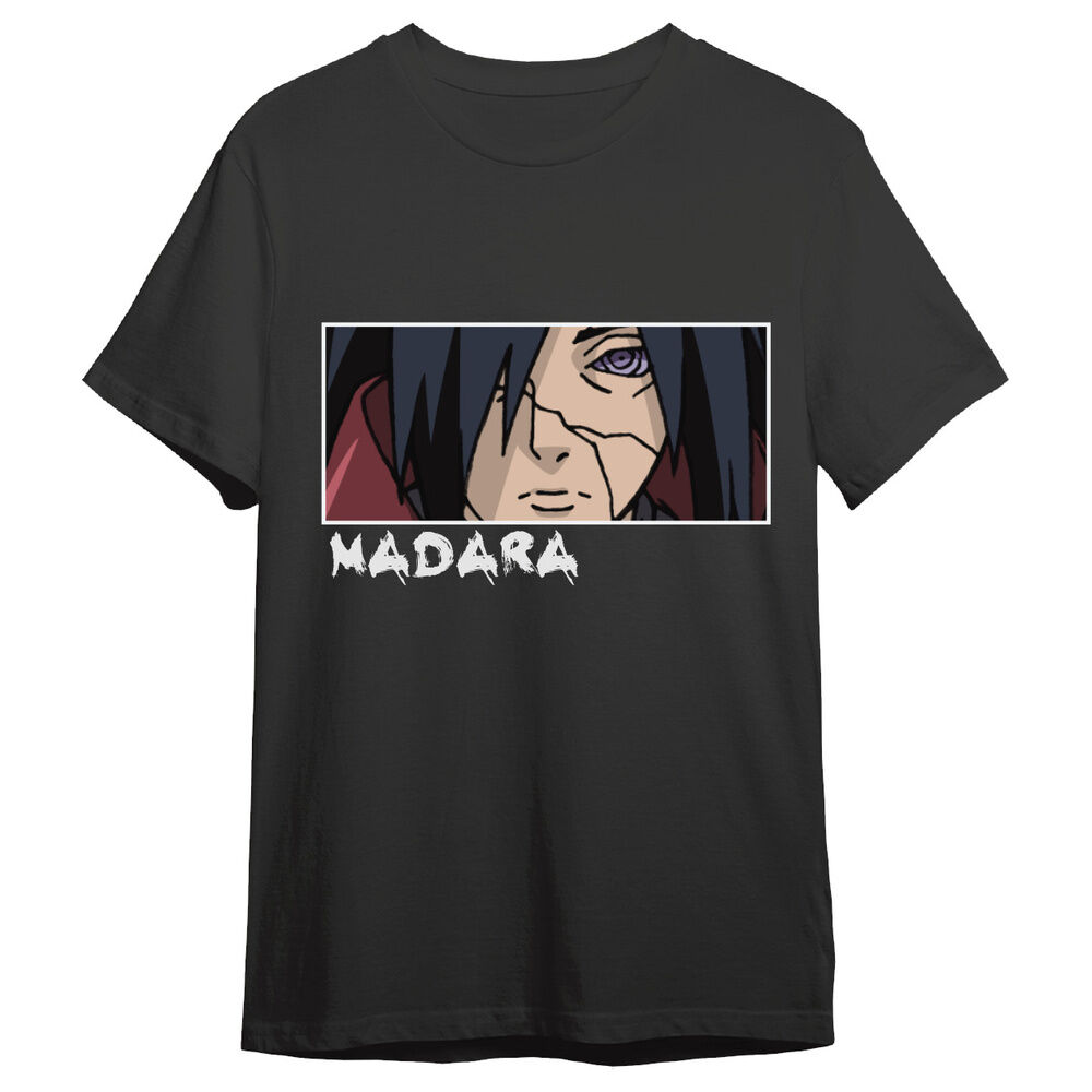 camiseta madara eyes naruto shippuden adulto
