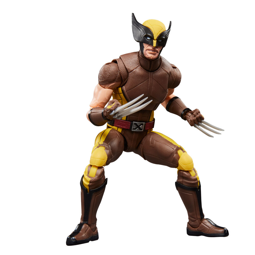 figura wolverine brown suit deadpool & wolverine marvel legends series 15cm