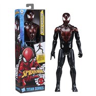 figura miles morales titan series spider-man marvel 30cm