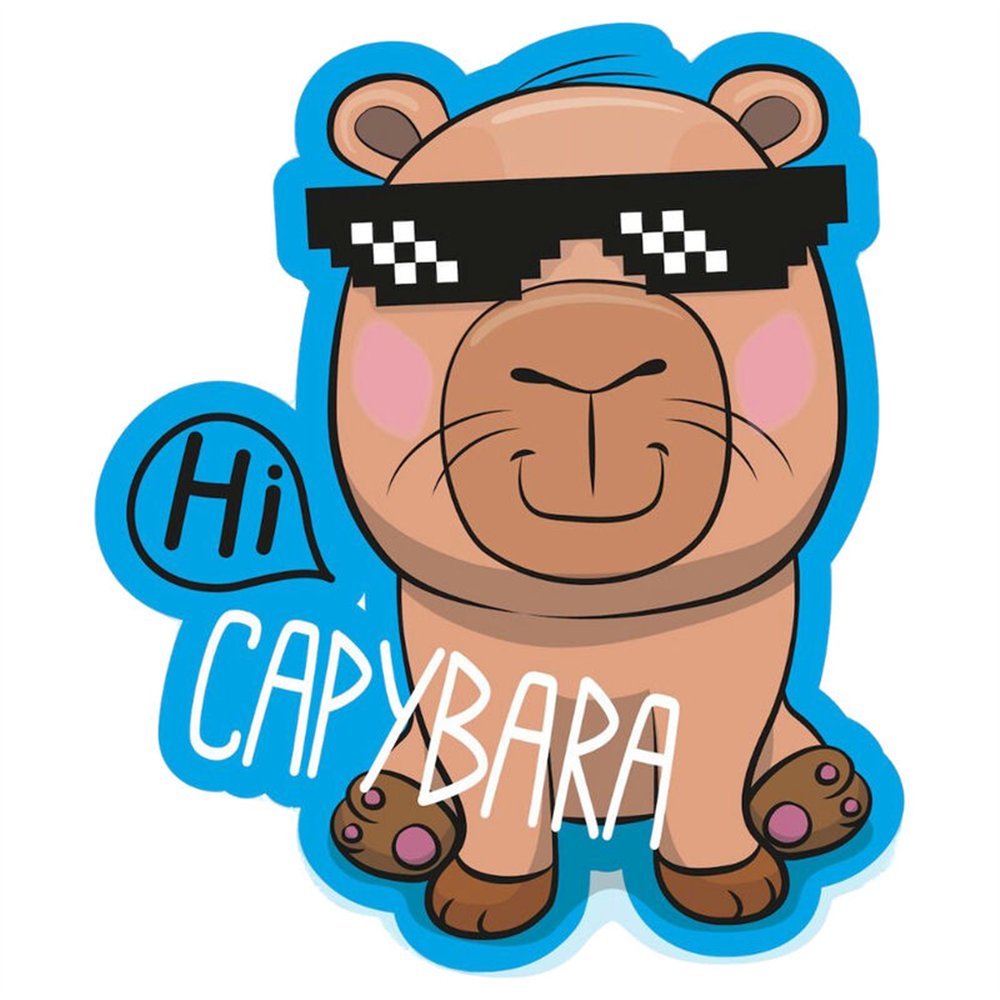 cojin 3d capibara
