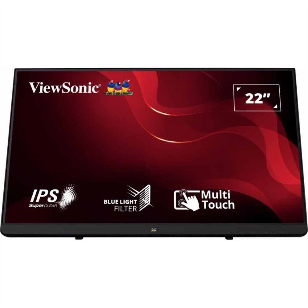 monitor viewsonic 22 fhd tactil multimedia hdmi vga dp vesa