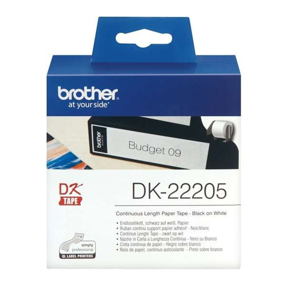 etiquetas brother dk22205