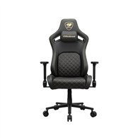 cougar gaming cgr-dfl-glb silla para videojuegos de pc asiento acolchado tapizado negro, oro