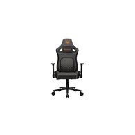 cougar gaming cgr-dff-grb silla para videojuegos de pc asiento acolchado tapizado negro, oro