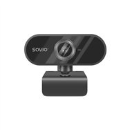 savio cak-04 cámara web 720 mp 1280 x 720 pixeles usb negro